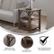 Flash Furniture 17.5 W, 17.5 L, 22 H, Engineered Wood, Rustic Oak ZG-035-OAK-GG - alternate 3